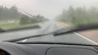 Tornado Warnings near Powassan Ontario Friday June 30 2023🌪️ [upl. by Willabella]