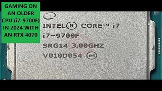 GAMING ON AN OLDER CPU IN 2024 Core i7 9700f [upl. by Dukie]