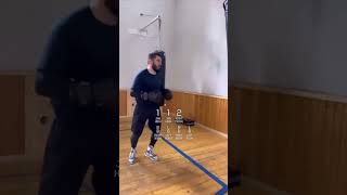 Try this POWERFUL Heavy Bag Drill by Artur Beterbiev… 🥊 [upl. by Yate]