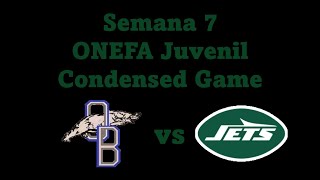 Semana 7 ONEFA Football Otoño 2024  Osos Blancos vs Jets [upl. by Denbrook68]