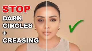 How To Cover Up Under Eye Dark Circles amp Stop Concealer From Creasing In Wrinkles 2024  Nina Ubhi [upl. by Madelena867]