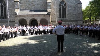 Katharinenmarkt Delbrück 600 Musiker spielen [upl. by Oflodur]