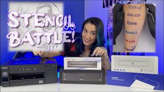 Best Tattoo Stencil Printer Paper and Ink  Longest Lasting Highest Resolution [upl. by Arorua]