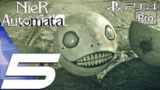 Nier Automata  Gameplay Walkthrough Part 5  Forest Zone amp A2 Boss Fight PS4 PRO [upl. by Beesley565]