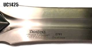 The Complete United Cutlery Collection Checklist Lord of the Rings Sting to The Hobbit Orcrist [upl. by Stultz109]