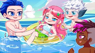 The Mermaids are in love with Anna  Anna Love Story  Gacha Club  Ppg x Rrb Gacha Life [upl. by Llehsar]