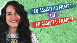 REGÊNCIA VERBAL Assistir Observar ajudar morar ou pertencer [upl. by Sadie]