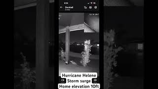 Terrifying Hurricane Helene storm surge Port Charlotte FL 9263024 832pm [upl. by Yerkovich]