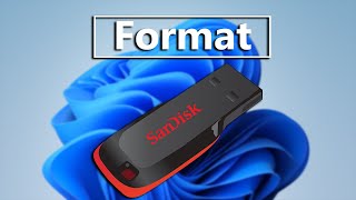 How To Format USB Flash Drive In Windows 11 [upl. by Leahcin]