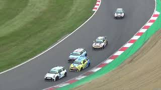 BTCC 2024 Brands Hatch GP  Mini Challenge Race 1 Footage Compilation [upl. by Nahsed]