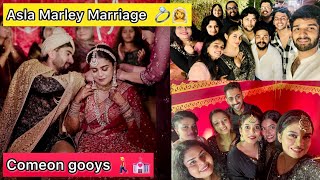 ബാ‼️💒കല്യാണം കൂടിയിട്ട് വരാം👰‍♀️💍Asla Marley marriage jasminjaffar [upl. by Aratal]