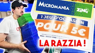 Je dévalise LES JEUX à 5€ EN PROMO chez MICROMANIA [upl. by Kristen]