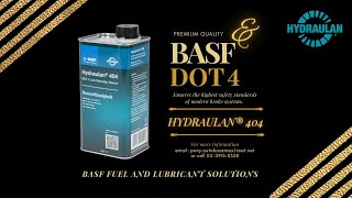 BASF DOT4 電子式煞車油 HYDRAULAN® 404 德國原裝進口  引領現代制動系統的頂級煞車油！ [upl. by Adneral320]