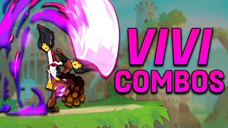 Every Vivi Brawlhalla Combo You Need To Know [upl. by Maxantia90]