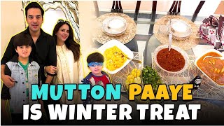 Homemade Mutton Paaye  Fatima Effendi  Kanwar Arsalan  Full Day Vlog [upl. by Bork]