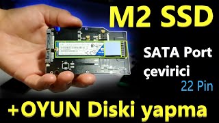 m2 SSD dönüştürücü  Her Bilgisayara SSD takmak [upl. by Naliorf]