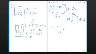 Eq dos Gases pVnRT e Massa Molar [upl. by Esirehs168]