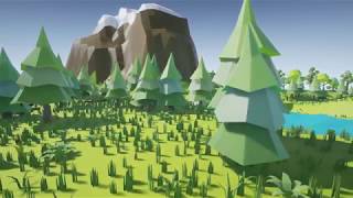 Low Poly Trees and Vegetation  Unreal Engine Marketplace [upl. by Ahsiak]