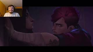 This was such a good show All Vi and Caitlyn Moments ARCANE Reaction [upl. by Greggs]