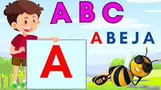 Aprende el Abecedario ABC para niños  Letras y Vocabulario 🇪🇸 para Niños de Preescolar🔴Live [upl. by Gittel]