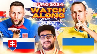 SLOVAKIA VS UKRAINE LIVE STREAM WATCHALONG EUROS LIVE STREAM WATCHALONG [upl. by Eiramanit446]