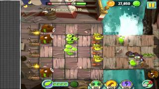 Plants vs Zombies 2 Pirate Seas Day 10 Walkthrough [upl. by Caitrin840]