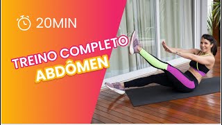 Treino completo pra secar e definir seu abdômen  Seca barriga em casa  Carol Borba [upl. by Ade]