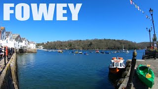 Fowey  Cornwall  England  4K Virtual Walk [upl. by Bellew]