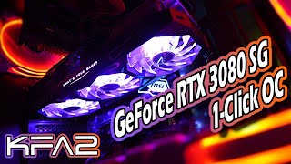 KFA2 GeForce RTX 3080 SG 1Click OC Test  schnell 🚀und dabei eiskalt 🧊 [upl. by Einnob]