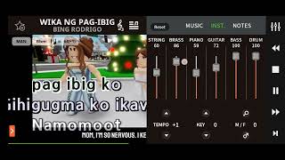 Wika Ng PagIbig  Bing Rodrigo KaraokeLyricsInstrumental [upl. by Minerva641]