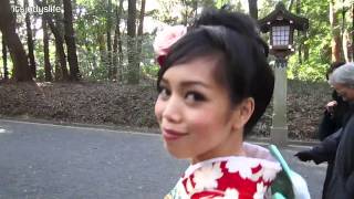 First Time in a Kimono  January 30 2012  itsJudysLife Vlog [upl. by Dina]