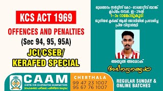 OFFENCES AND PENALTIES  Sec 9495 95A   JCICSEBKERAFED SPECIAL [upl. by Imyaj]