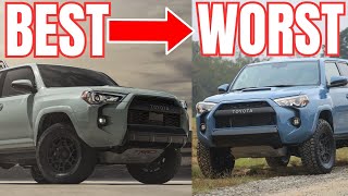 I Ranked EVERY 4Runner TRD Pro Color From Best To Worst [upl. by Gnilrac]