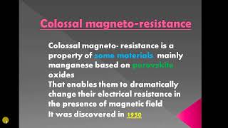 what is colossal magnetoresistance🙄🙄youtubecolossal [upl. by Croix]