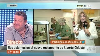 Nos colamos en la cocina de Chicote en Espejo público [upl. by Eicnahc]