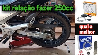 fazer 250cc troca da relação e fazendo teste de durabilidade entre essas duas marcas [upl. by Pardo]