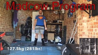 Madcow 5x5  Powerlifting Program Review Including training footage  smallchannelsunite [upl. by Edieh]