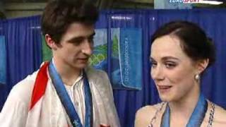 Virtue and Moir itv after FD during the Olympics [upl. by Oppen]