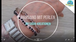 Armband mit Perlen häkeln [upl. by Charlean]