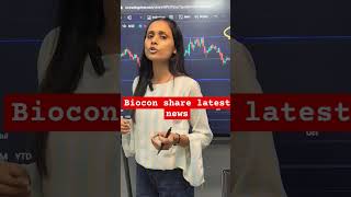 Biocon Share Latest News today stockmarket trading latestnews [upl. by Whit]