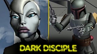 Quinlan Vos and Asajj Ventress Unfinished Story Reel  Star Wars The Clone Wars Dark Disciple [upl. by Twila]