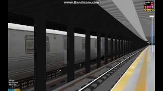 OpenBVE New York City Subway R46 A Train Flies into 42nd Street Port Authority Bus Terminal [upl. by Ravo]