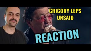 GRIGORY LEPS UNSAID Григорий Лепс  Недосказанная REACTION [upl. by Lucila679]