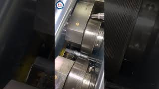 Metal Rod Screw Thread Rolling Machine Roller Threading Machine [upl. by Lianne142]