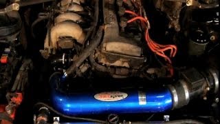 Mishimoto Nissan 240SX KA  SR Radiator Install [upl. by Paucker]