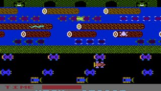 Frogger Atari 800 Longplay [upl. by Sheffield]