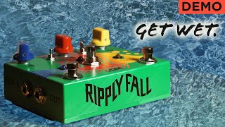 All Analog Modulation  JAM Pedals Ripply Fall PhaserChorusVibrato [upl. by Inaj525]