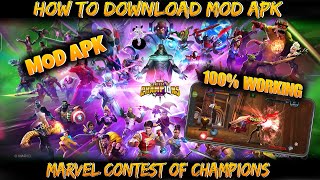 HOW TO MOD APK OF MARVEL CONTEST OF CHAMPIONS  MCOC MOD APK  100 WORKING [upl. by Harrat]