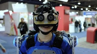 This exoskeleton makes you feel 40 years older — CES 2016 [upl. by Liek]