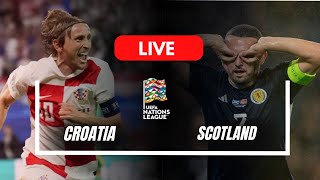 Croatia vs Scotland Live Match  UEFA Nations League 202425  Scotland vs Croatia Live Match [upl. by Imekawulo601]